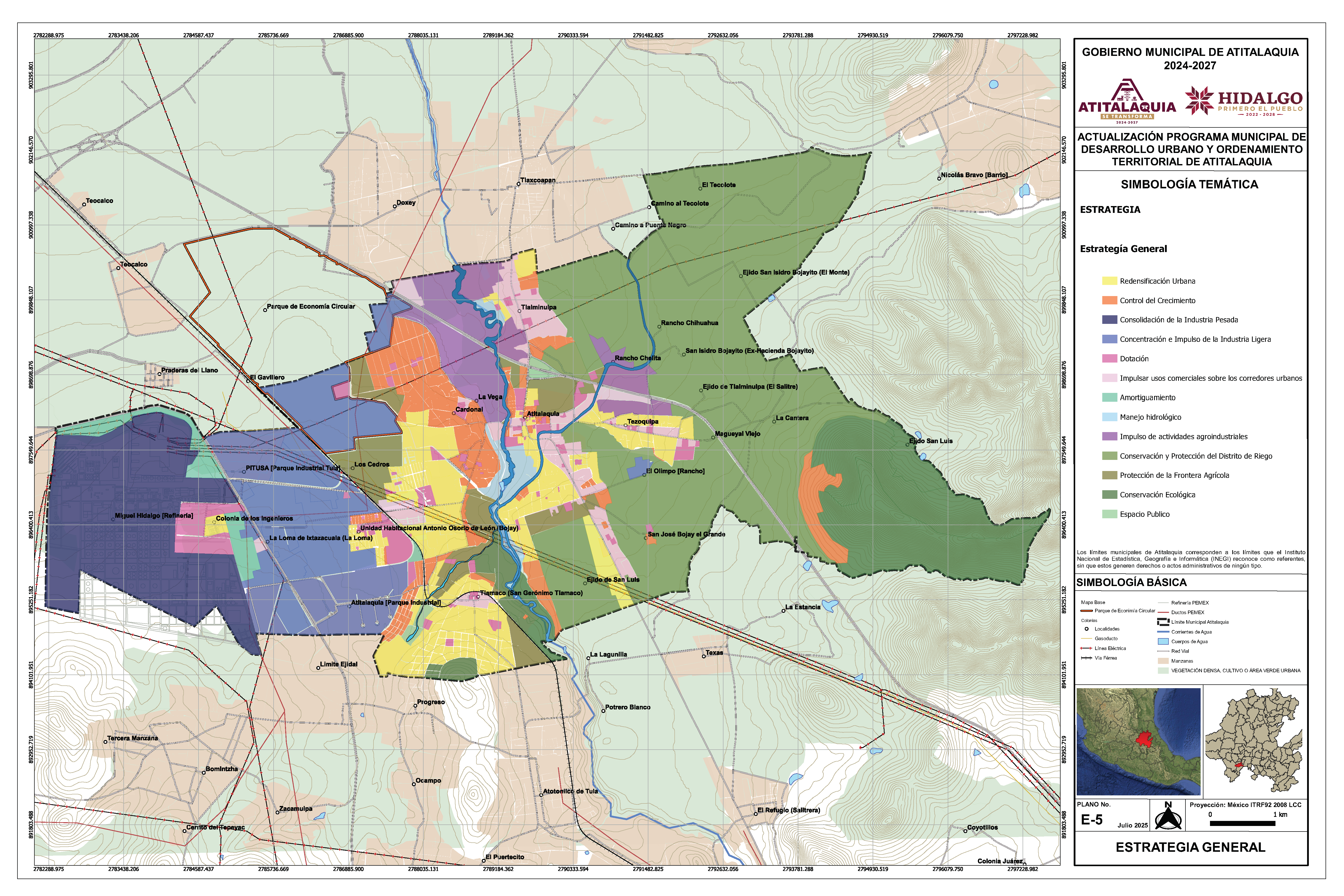 Mapa: E5 · Estrategia general